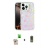 MARSİLYAN™- iPhone 16 Pro Max Kılıf Odak Prime - Siyah Joko Magic 5D Hayalet Cam + Raze Metal Kamera Lens - NLGY