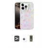 MARSİLYAN™- iPhone 16 Pro Max Kılıf Odak Prime - Siyah Joko Magic 5D Hayalet Cam + PVD Metal Kamera Lens - SH