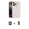 MARSİLYAN™- iPhone 16 Pro Max Kılıf Odak Prime - Siyah Joko Magic 5D Hayalet Cam + PVD Metal Kamera Lens - SH