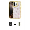 MARSİLYAN™- iPhone 16 Pro Max Kılıf Odak Prime - Siyah Joko Magic 5D Hayalet Cam + PVD Metal Kamera Lens - SH