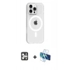 MARSİLYAN™- iPhone 16 Pro Max Kılıf Pusula Form Özel Seri - Siyah 3D Antistatik Seramik Nano Ekran Koruyucu + PVD Metal Kamera Lens - GS