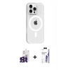 MARSİLYAN™- iPhone 16 Pro Max Kılıf Pusula Form Özel Seri - Siyah Bilvis 3X AR HD Cam Ekran Koruyucu + Bilvis Titan Kamera Lens - SH