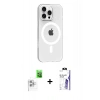 MARSİLYAN™- iPhone 16 Pro Max Kılıf Pusula Form Özel Seri - Siyah Bilvis 3X AR HD Cam Ekran Koruyucu + Raze Metal Kamera Lens - BZ