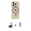 MARSİLYAN™- iPhone 16 Pro Max Kılıf Pusula Form Özel Seri - Siyah Joko Magic 5D Cam + Bilvis Titan Kamera Lens - SH