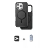 MARSİLYAN™- iPhone 16 Pro Max Kılıf Pusula Işık Koleksiyonu - Siyah Joko Magic 5D Cam + PVD Metal Kamera Lens - SH