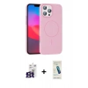 MARSİLYAN™- iPhone 16 Pro Max Kılıf Siluet Doku Özel Seri - Şeffaf Pasifik Cam Ekran Koruyucu + Bilvis Titan Kamera Lens - TMGI