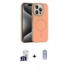 MARSİLYAN™- iPhone 16 Pro Max Kılıf Siluet Doku Özel Seri - Siyah Joko Magic 5D Cam + Bilvis Titan Kamera Lens - TMGI