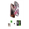 MARSİLYAN™- iPhone 16 Pro Max Kılıf Siluet Doku - Şeffaf 360 Full Body Arka Koruyucu + Raze Metal Kamera Lens - NLGY