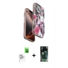 MARSİLYAN™- iPhone 16 Pro Max Kılıf Siluet Doku - Siyah 360 Mat Full Body Arka Koruyucu + Raze Metal Kamera Lens - BZ