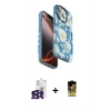 MARSİLYAN™- iPhone 16 Pro Max Kılıf Siluet Doku - Siyah Buffer Cam Ekran Koruyucu + Bilvis Titan Kamera Lens - SH