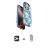 MARSİLYAN™- iPhone 16 Pro Max Kılıf Siluet Doku - Siyah Joko Magic 5D Cam + PVD Metal Kamera Lens - SH