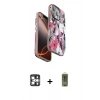 MARSİLYAN™- iPhone 16 Pro Max Kılıf Siluet Doku - Siyah Joko Magic 5D Hayalet Cam + PVD Metal Kamera Lens - GS