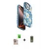 MARSİLYAN™- iPhone 16 Pro Max Kılıf Siluet Doku - Siyah Joko Magic 5D Hayalet Cam + Raze Metal Kamera Lens - NLGY