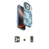 MARSİLYAN™- iPhone 16 Pro Max Kılıf Siluet Doku - Siyah Joko Magic 5D Hayalet Cam + PVD Metal Kamera Lens - GD
