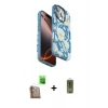 MARSİLYAN™- iPhone 16 Pro Max Kılıf Siluet Doku - Siyah Joko Magic 5D Hayalet Cam + Raze Metal Kamera Lens - CLTM