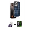 MARSİLYAN™- iPhone 16 Pro Max Kılıf Siluet Form Serisi - Şeffaf 360 Full Body Arka Koruyucu + Bilvis Titan Kamera Lens - GS