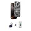 MARSİLYAN™- iPhone 16 Pro Max Kılıf Siluet Form Serisi - Şeffaf Pasifik Cam Ekran Koruyucu + Bilvis Titan Kamera Lens - TMGI