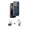 MARSİLYAN™- iPhone 16 Pro Max Kılıf Siluet Form Serisi - Siyah Bilvis 3X AR Hayalet Cam Ekran Koruyucu + Bilvis Titan Kamera Lens - GS