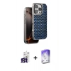 MARSİLYAN™- iPhone 16 Pro Max Kılıf Siluet Form Serisi - Siyah Bilvis 5in1 3D Magic Cam Ekran Koruyucu + Bilvis Titan Kamera Lens - TMGI