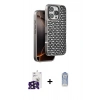 MARSİLYAN™- iPhone 16 Pro Max Kılıf Siluet Form Serisi - Siyah Joko Magic 5D Cam + Bilvis Titan Kamera Lens - SH