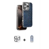 MARSİLYAN™- iPhone 16 Pro Max Kılıf Siluet Form Serisi - Siyah Joko Magic 5D Cam + Pers Alüminyum Kamera Lens - GS