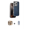 MARSİLYAN™- iPhone 16 Pro Max Kılıf Siluet Form Serisi - Siyah Joko Magic 5D Cam + Pers Alüminyum Kamera Lens - CLTM