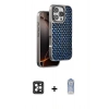 MARSİLYAN™- iPhone 16 Pro Max Kılıf Siluet Form Serisi - Siyah Joko Magic 5D Cam + PVD Metal Kamera Lens - SH