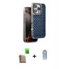 MARSİLYAN™- iPhone 16 Pro Max Kılıf Siluet Form Serisi - Siyah Joko Magic 5D Cam + Raze Metal Kamera Lens - CLTM