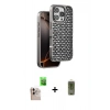MARSİLYAN™- iPhone 16 Pro Max Kılıf Siluet Form Serisi - Siyah Joko Magic 5D Hayalet Cam + Raze Metal Kamera Lens - NLGY