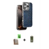 MARSİLYAN™- iPhone 16 Pro Max Kılıf Siluet Form Serisi - Siyah Joko Magic 5D Hayalet Cam + Raze Metal Kamera Lens - CLTM