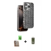 MARSİLYAN™- iPhone 16 Pro Max Kılıf Siluet Form Serisi - Siyah Joko Magic 5D Hayalet Cam + Raze Metal Kamera Lens - CLTM