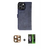 MARSİLYAN™- iPhone 16 Pro Max Kılıf Siluet Işık Serisi - Şeffaf 360 Full Body Arka Koruyucu + Pers Alüminyum Kamera Lens - CLTM