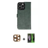 MARSİLYAN™- iPhone 16 Pro Max Kılıf Siluet Işık Serisi - Şeffaf 360 Full Body Arka Koruyucu + Pers Alüminyum Kamera Lens - CLTM