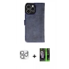 MARSİLYAN™- iPhone 16 Pro Max Kılıf Siluet Işık Serisi - Şeffaf 360 Full Body Arka Koruyucu + Gümüş Pers Alüminyum Kamera Lens