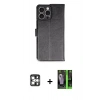 MARSİLYAN™- iPhone 16 Pro Max Kılıf Siluet Işık Serisi - Şeffaf 360 Full Body Arka Koruyucu + Gümüş PVD Metal Kamera Lens