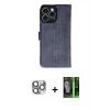 MARSİLYAN™- iPhone 16 Pro Max Kılıf Siluet Işık Serisi - Şeffaf 360 Full Body Arka Koruyucu + Pers Alüminyum Kamera Lens - GI