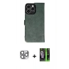 MARSİLYAN™- iPhone 16 Pro Max Kılıf Siluet Işık Serisi - Şeffaf 360 Full Body Arka Koruyucu + Pers Alüminyum Kamera Lens - GI