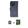 MARSİLYAN™- iPhone 16 Pro Max Kılıf Siluet Işık Serisi - Şeffaf 360 Full Body Arka Koruyucu + PVD Metal Kamera Lens - SH