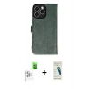 MARSİLYAN™- iPhone 16 Pro Max Kılıf Siluet Işık Serisi - Şeffaf Pasifik Cam Ekran Koruyucu + Raze Metal Kamera Lens - BZ