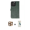 MARSİLYAN™- iPhone 16 Pro Max Kılıf Siluet Işık Serisi - Şeffaf Pasifik Cam Ekran Koruyucu + Pers Alüminyum Kamera Lens - CLTM