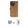 MARSİLYAN™- iPhone 16 Pro Max Kılıf Siluet Işık Serisi - Şeffaf Pasifik Cam Ekran Koruyucu + Pers Alüminyum Kamera Lens - GI