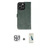 MARSİLYAN™- iPhone 16 Pro Max Kılıf Siluet Işık Serisi - Şeffaf Pasifik Cam Ekran Koruyucu + Pers Alüminyum Kamera Lens - GI