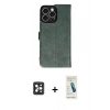 MARSİLYAN™- iPhone 16 Pro Max Kılıf Siluet Işık Serisi - Şeffaf Pasifik Cam Ekran Koruyucu + PVD Metal Kamera Lens - SH