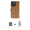 MARSİLYAN™- iPhone 16 Pro Max Kılıf Siluet Işık Serisi - Şeffaf Pasifik Cam Ekran Koruyucu + PVD Metal Kamera Lens - SH