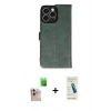 MARSİLYAN™- iPhone 16 Pro Max Kılıf Siluet Işık Serisi - Şeffaf Pasifik Cam Ekran Koruyucu + Raze Metal Kamera Lens - NLGY