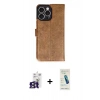 MARSİLYAN™- iPhone 16 Pro Max Kılıf Siluet Işık Serisi - Şeffaf Pasifik Cam Ekran Koruyucu + Bilvis Titan Kamera Lens - TMGI