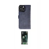 MARSİLYAN™- iPhone 16 Pro Max Kılıf Siluet Işık Serisi - Siyah 360 Mat Full Body Arka Koruyucu