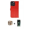 MARSİLYAN™- iPhone 16 Pro Max Kılıf Siluet Işık Serisi - Siyah 360 Mat Full Body Arka Koruyucu + Pers Alüminyum Kamera Lens - CLTM