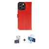MARSİLYAN™- iPhone 16 Pro Max Kılıf Siluet Işık Serisi - Siyah 3D Antistatik Cam Ekran Koruyucu + Bilvis Titan Kamera Lens - TMGI