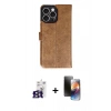 MARSİLYAN™- iPhone 16 Pro Max Kılıf Siluet Işık Serisi - Siyah 3D Antistatik Mat Seramik Nano Ekran Koruyucu + Bilvis Titan Kamera Lens - TMGI